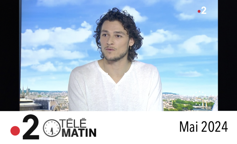 France 2 Télé matin Hugo Marchand pour la danse